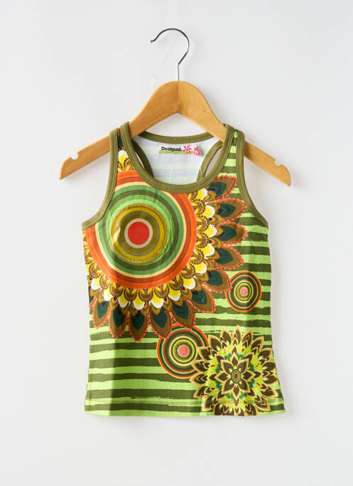 Débardeur vert DESIGUAL pour fille