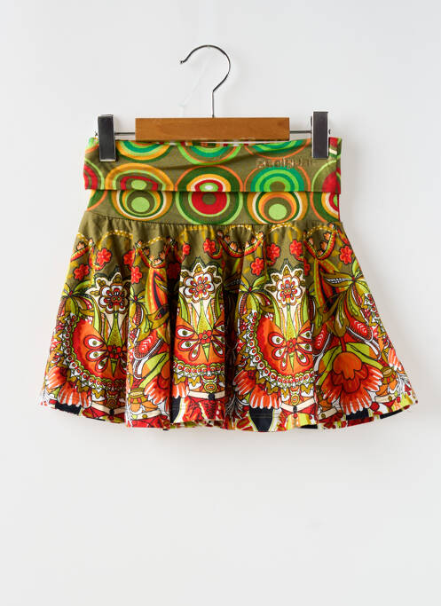 Jupe mi-longue vert DESIGUAL pour fille