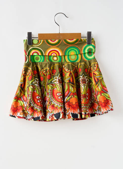 Jupe mi-longue vert DESIGUAL pour fille