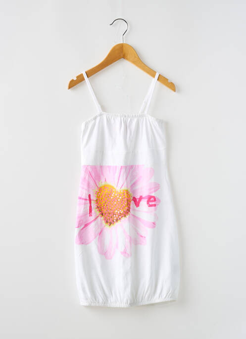 Robe mi-longue blanc DESIGUAL pour fille