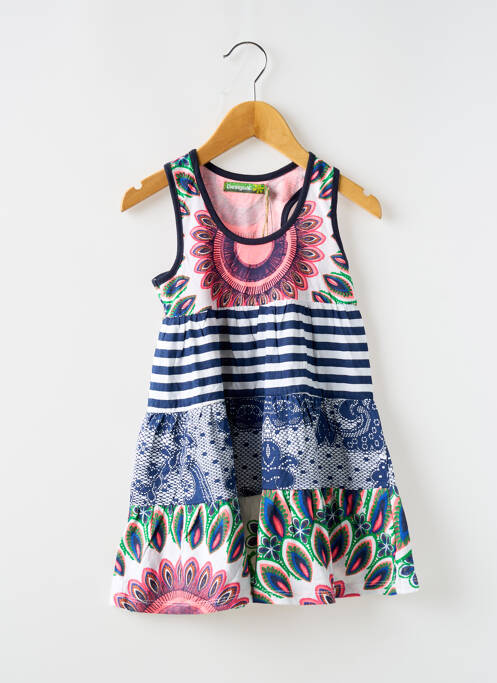 Robe mi-longue bleu DESIGUAL fille