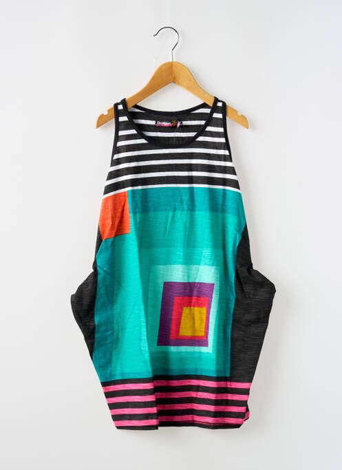 Robe mi-longue noir DESIGUAL pour fille