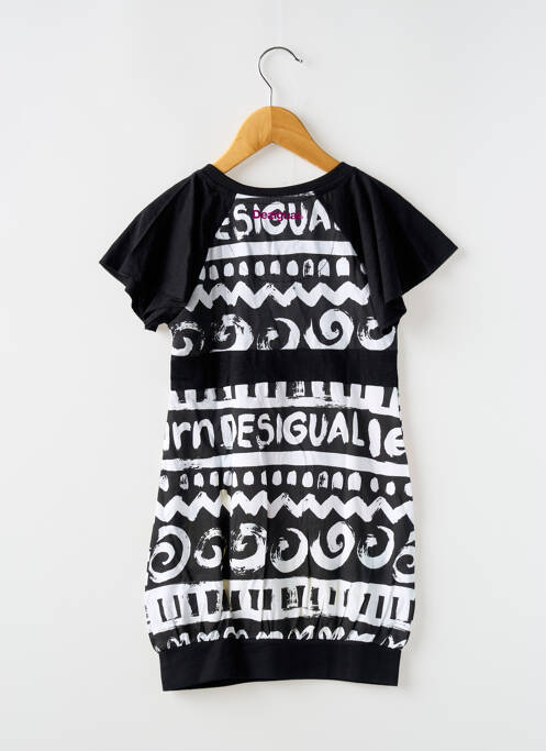 Robe mi-longue noir DESIGUAL pour fille