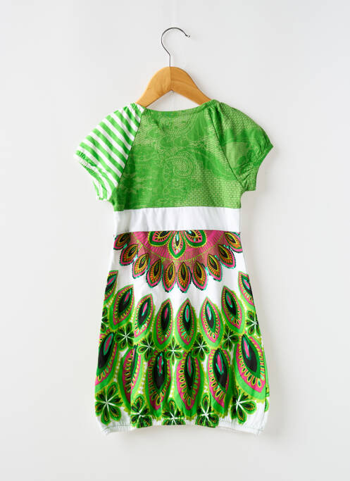Robe mi-longue vert DESIGUAL pour fille