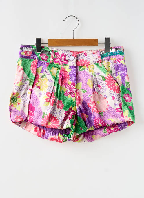 Short vert DESIGUAL pour fille