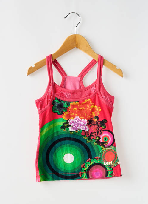Top rouge DESIGUAL pour fille