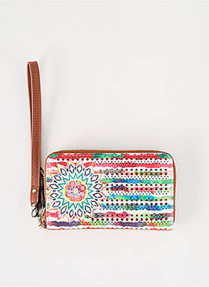 Portefeuille marron DESIGUAL pour femme