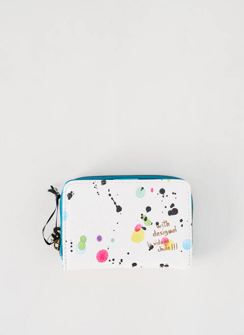 Portefeuille blanc DESIGUAL pour femme