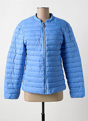 Doudoune poches sans capuche bleu DIANA GALLESI femme