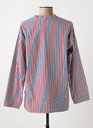 Chemisier coupe droite manches longues rouge MARIA BELLENTANI femme
