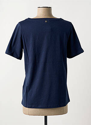 T-shirt sérigraphie manches courtes bleu DIANA GALLESI femme