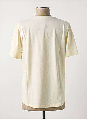 T-shirt sérigraphie avec strass manches courtes beige MARIA BELLENTANI femme