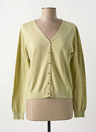 Gilet manches longues stretch vert YERSE femme