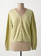 Gilet manches longues vert YERSE pour femme seconde vue