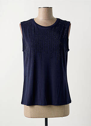 Débardeur bleu DIANA GALLESI pour femme