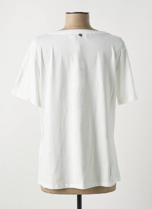 T-shirt sérigraphie manches courtes blanc DIANA GALLESI femme