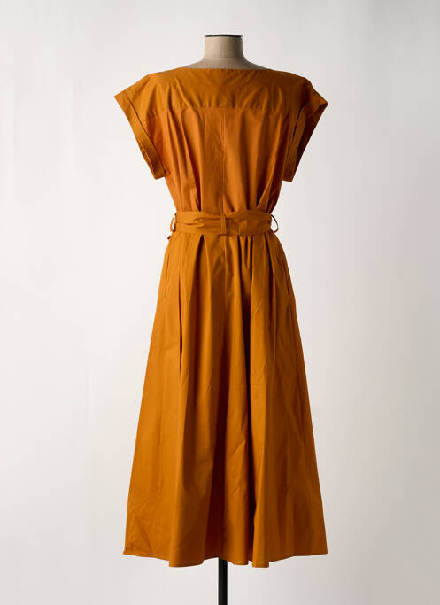 Robe longue jaune MARIA BELLENTANI pour femme