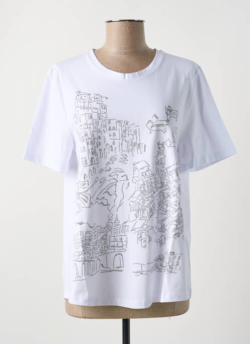 T-shirt blanc MARIA BELLENTANI pour femme