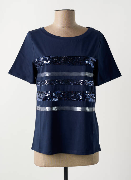 T-shirt bleu DIANA GALLESI pour femme