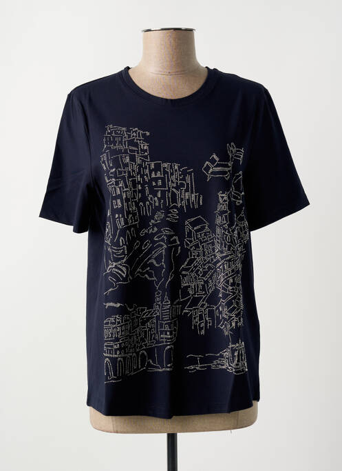 T-shirt bleu MARIA BELLENTANI pour femme