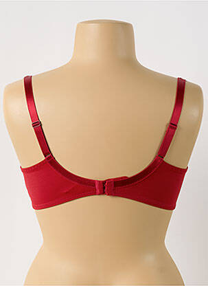 Soutien-gorge effet matière satinée haut soutien-gorge emboitant rouge CHANTELLE femme