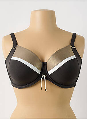 Haut de maillot de bain stretch haut soutien-gorge balconnet marron PRIMADONNA femme