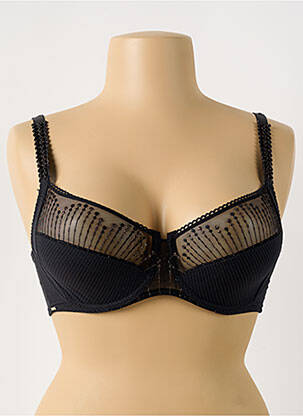 Soutien-gorge légère et transparente haut soutien-gorge emboitant noir CHANTELLE femme