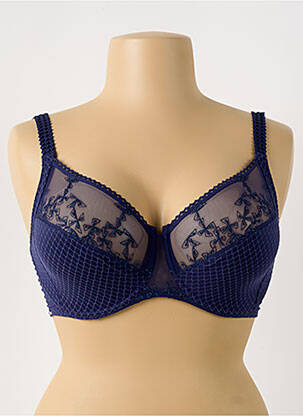 Soutien-gorge effet matière satinée bleu CHANTELLE femme