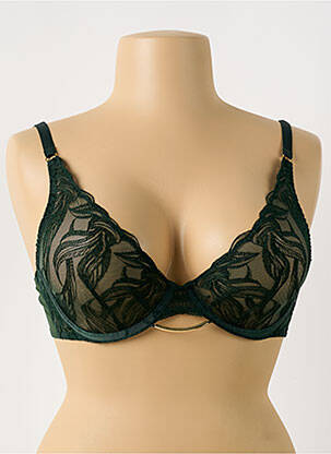 Soutien-gorge légère et transparente haut soutien-gorge emboitant vert AUBADE femme