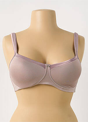 Soutien-gorge sans armature sans armature marron AMOENA femme