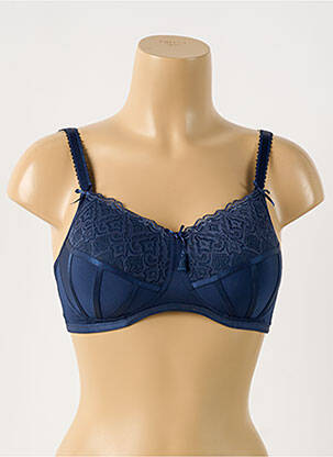 Soutien-gorge sans armature haut soutien-gorge emboitant bleu AMOENA femme