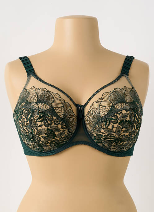 Soutien-gorge vert EMPREINTE pour femme