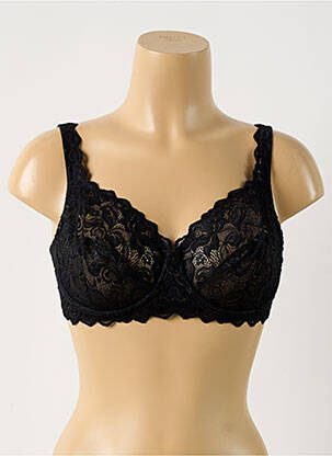 Soutien-gorge broderie noir WACOAL femme