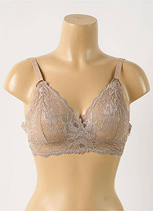 Soutien-gorge sans armature bralettes marron SAWREN femme