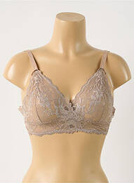 Soutien-gorge sans armature bralettes marron SAWREN femme