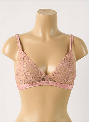 Soutien-gorge sans armature bralettes rose ANTIGEL femme