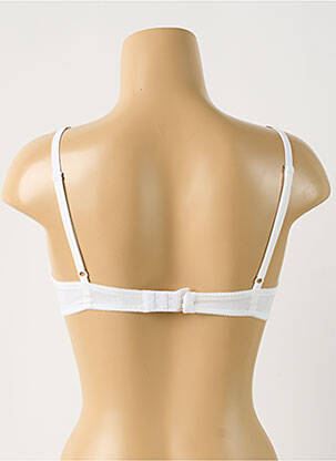 Soutien-gorge sans armature haut triangles blanc HUIT femme
