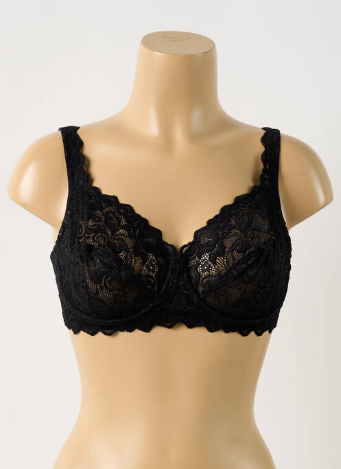 Soutien-gorge broderie noir WACOAL femme