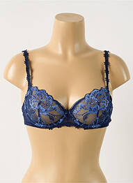 Soutien-gorge tissage tulle bleu SIMONE PERELE femme