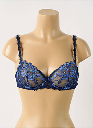 Soutien-gorge tissage tulle bleu SIMONE PERELE femme