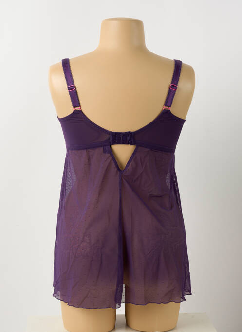 Top/Caraco violet SCULPTRESSE pour femme