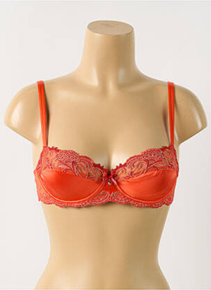 Soutien-gorge bretelle multi position haut soutien-gorge balconnet orange LISE CHARMEL femme