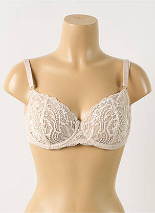 Soutien-gorge légère et transparente haut soutien-gorge emboitant beige ANDRES SARDA femme