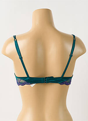 Soutien-gorge effet matière satinée haut soutien-gorge emboitant vert LISE CHARMEL femme