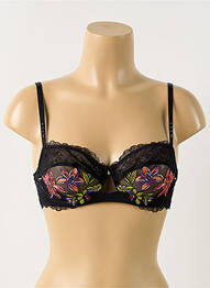 Soutien-gorge légère et transparente haut soutien-gorge emboitant noir LISE CHARMEL femme