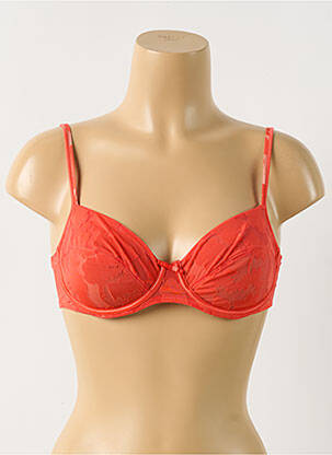 Soutien-gorge légère et transparente haut soutien-gorge emboitant orange MARIE JO femme