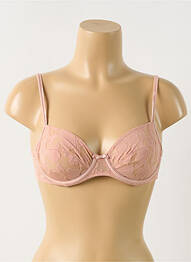 Soutien-gorge légère et transparente haut soutien-gorge emboitant rose MARIE JO femme