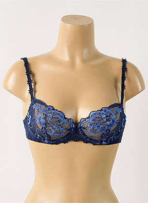 Soutien-gorge légère et transparente haut soutien-gorge emboitant bleu SIMONE PERELE femme