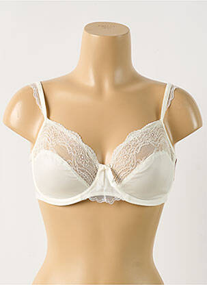 Soutien-gorge effet matière satinée haut soutien-gorge emboitant beige MARIE JO femme
