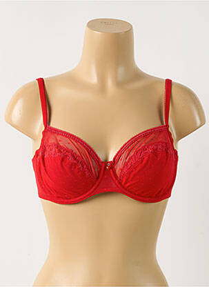 Soutien-gorge légère et transparente haut soutien-gorge emboitant rouge MARIE JO femme